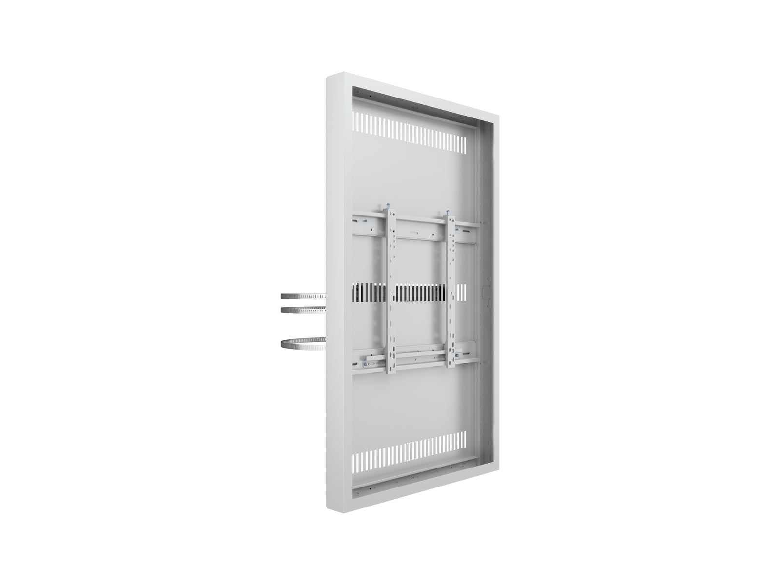 Multibrackets M Pro Series Enclosure 55" Column Medium White Signage Display Enclosures Multibrackets