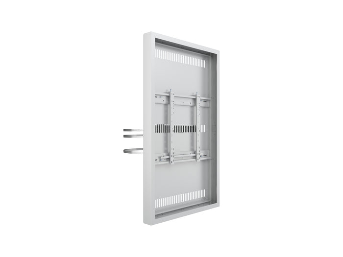 Multibrackets M Pro Series Enclosure 55" Column Medium White Signage Display Enclosures Multibrackets