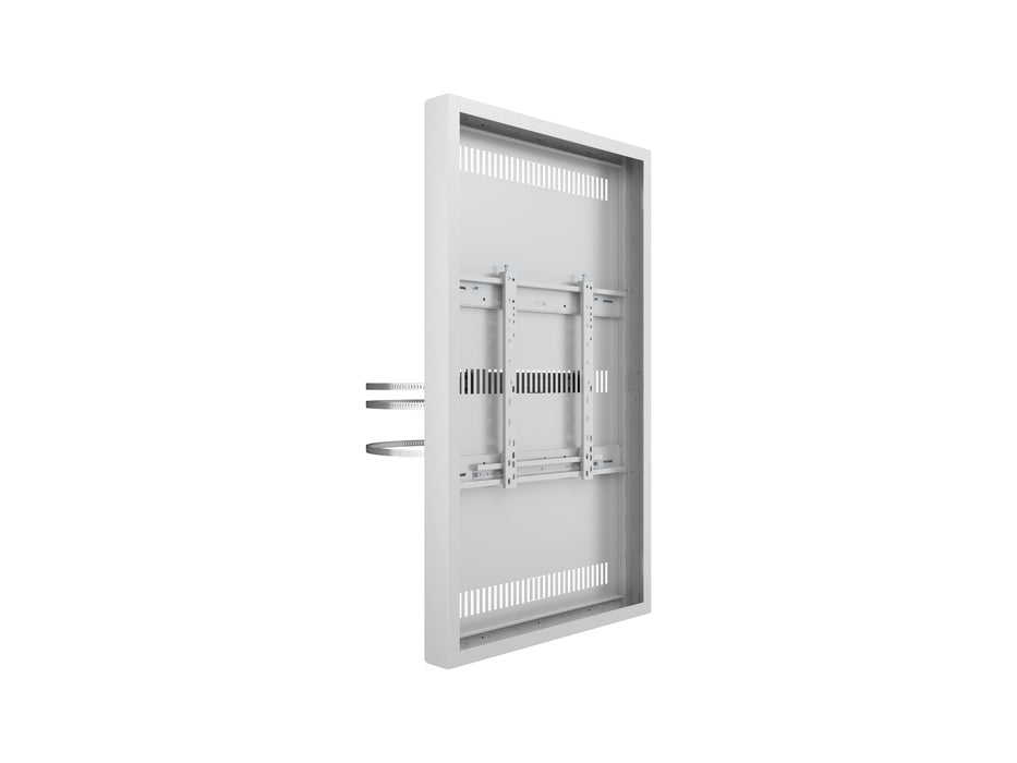 Multibrackets M Pro Series Enclosure 55" Column Medium White Signage Display Enclosures Multibrackets