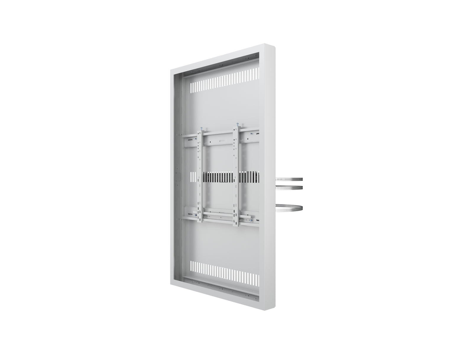 Multibrackets M Pro Series Enclosure 55" Column Medium White Signage Display Enclosures Multibrackets