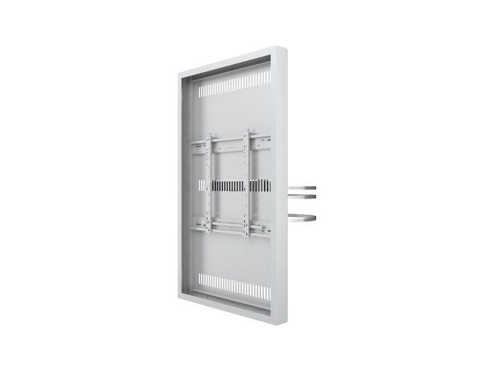 Multibrackets M Pro Series Enclosure 55" Column Medium White Signage Display Enclosures Multibrackets