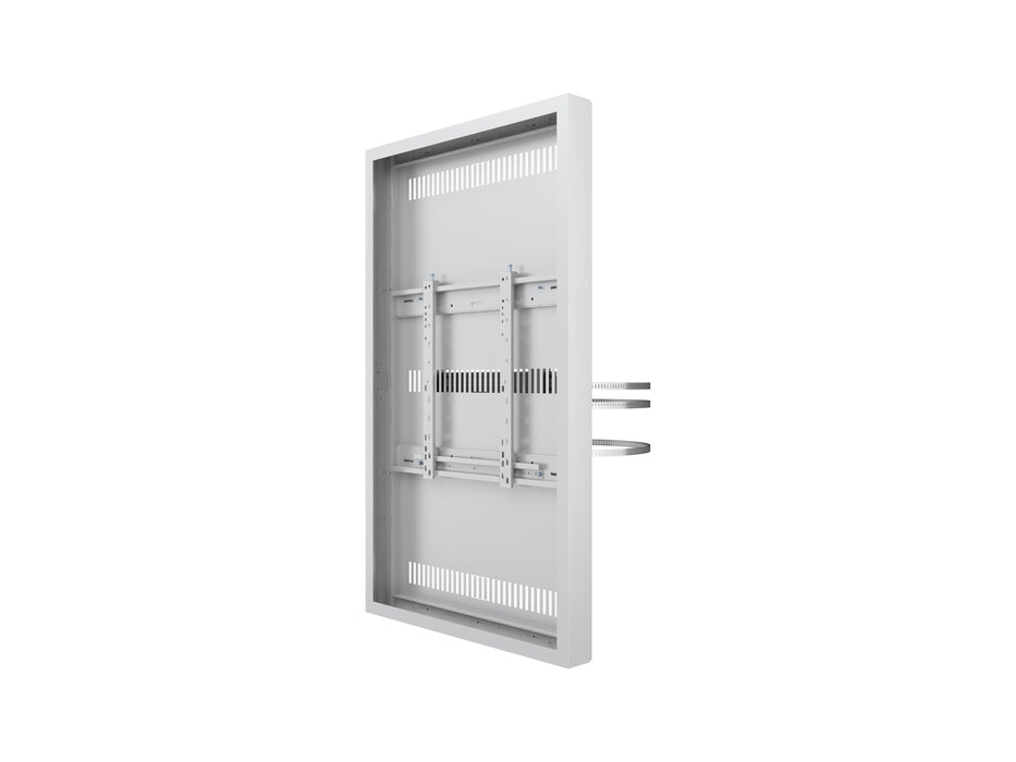 Multibrackets M Pro Series Enclosure 55" Column Medium White Signage Display Enclosures Multibrackets