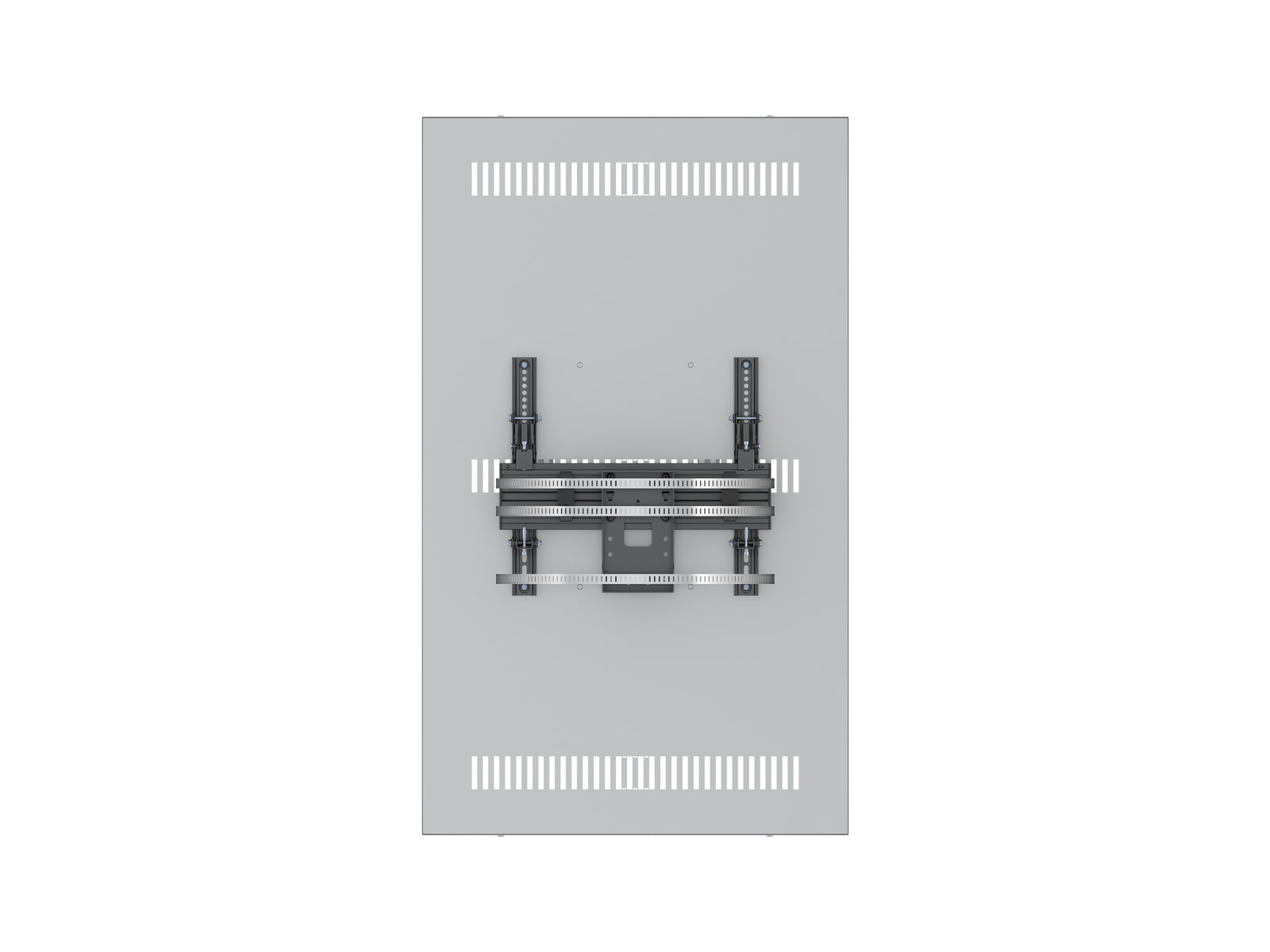 Multibrackets M Pro Series Enclosure 55" Column Medium White Signage Display Enclosures Multibrackets