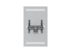 Multibrackets M Pro Series Enclosure 55" Column Medium White Signage Display Enclosures Multibrackets