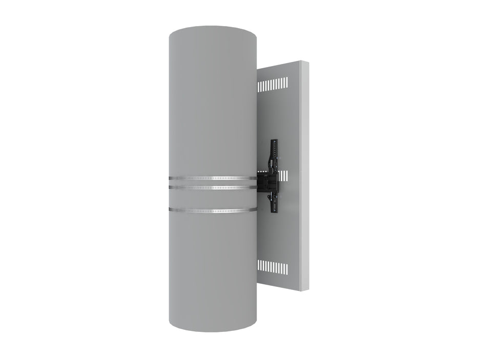 Multibrackets M Pro Series Enclosure 55" Column Medium White Signage Display Enclosures Multibrackets