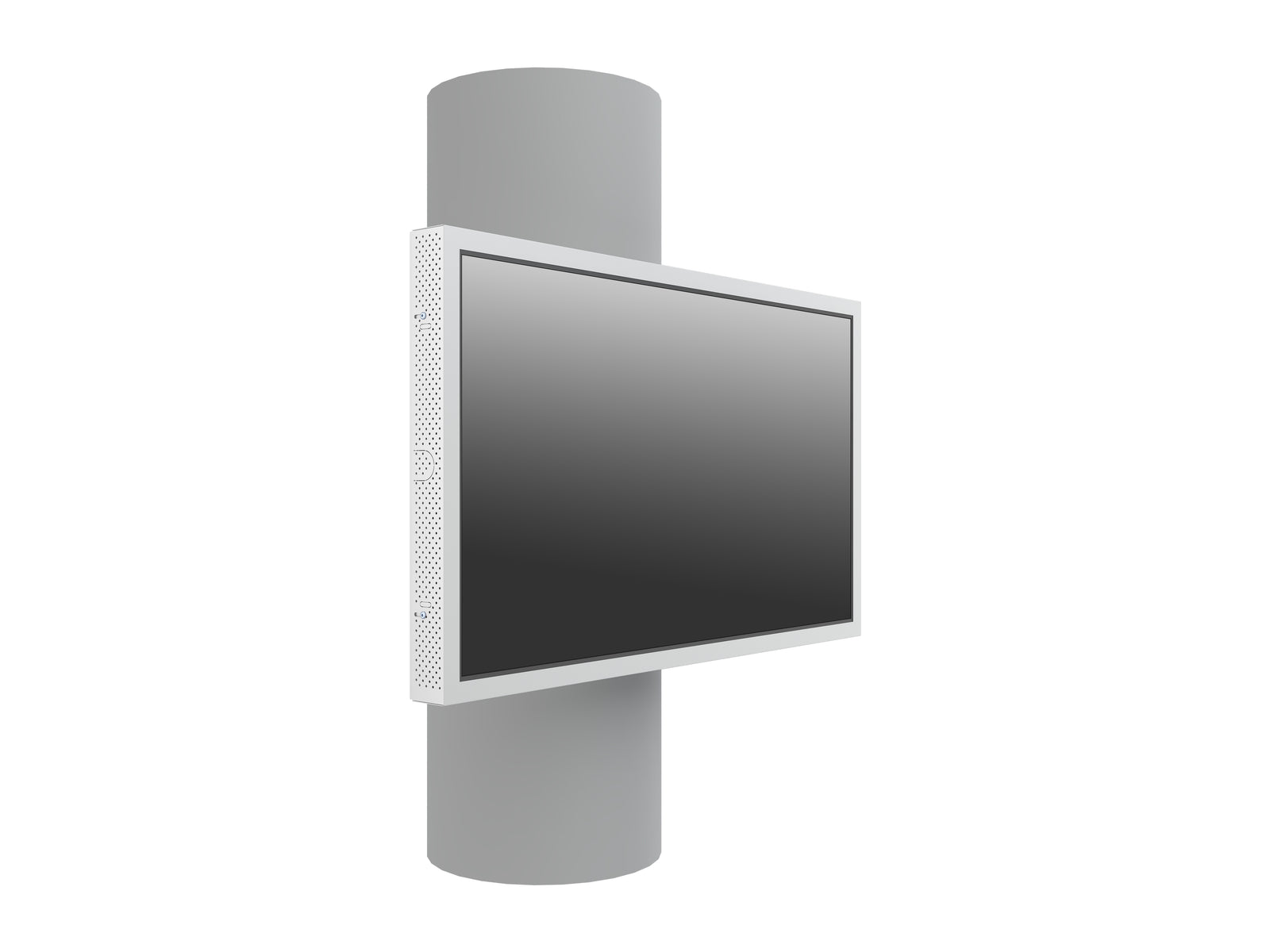 Multibrackets M Pro Series Enclosure 55" Column Medium White Signage Display Enclosures Multibrackets