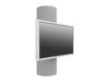 Multibrackets M Pro Series Enclosure 55" Column Medium White Signage Display Enclosures Multibrackets