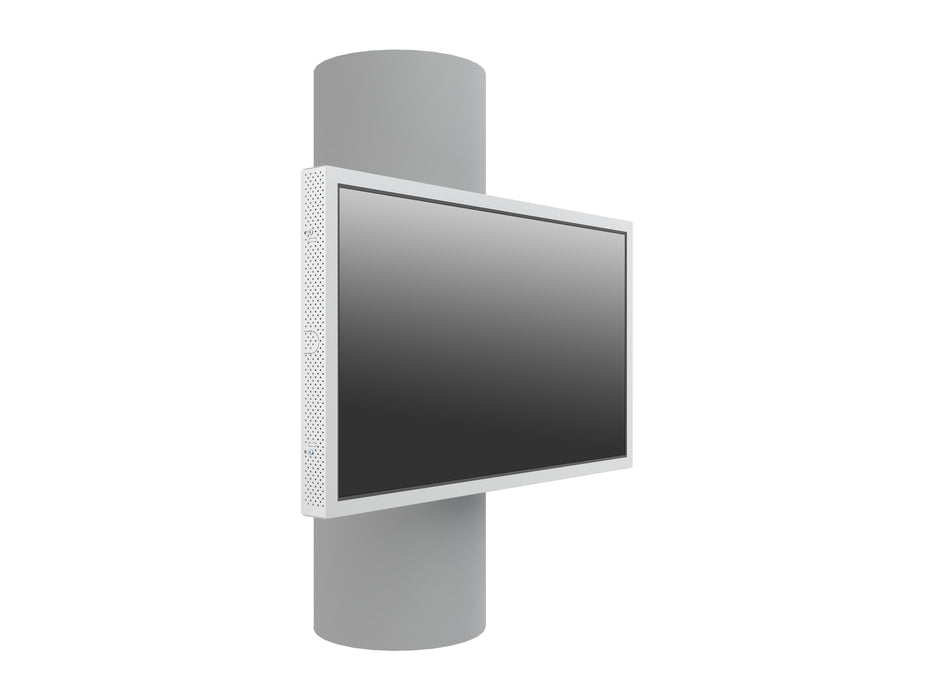 Multibrackets M Pro Series Enclosure 55" Column Medium White Signage Display Enclosures Multibrackets