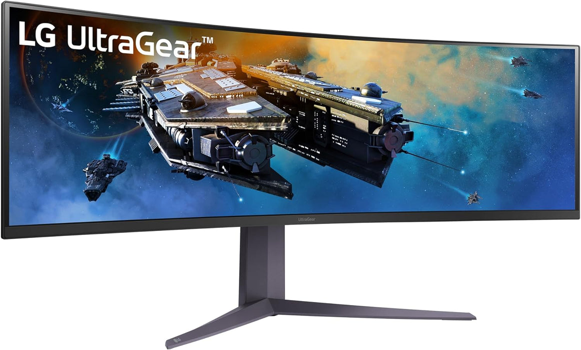 LG 45GR75DC-B.AEK 45" UltraGear QHD 1ms 200Hz Curved Gaming Monitor with USB Type-C