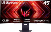 LG UltraGear™ 45" Curved WQHD OLED 240Hz Gaming Monitor | 45GS95QE-B.AEK Gaming Monitor LG