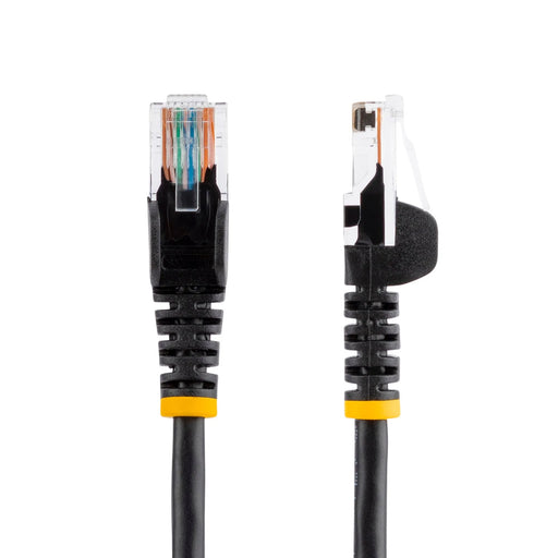 StarTech 5m Black Cat5e Patch Cable with Snagless RJ45 Connectors - 45PAT5MBK