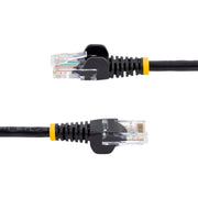 StarTech 5m Black Cat5e Patch Cable with Snagless RJ45 Connectors - 45PAT5MBK LAN / Ethernet Cable Startech