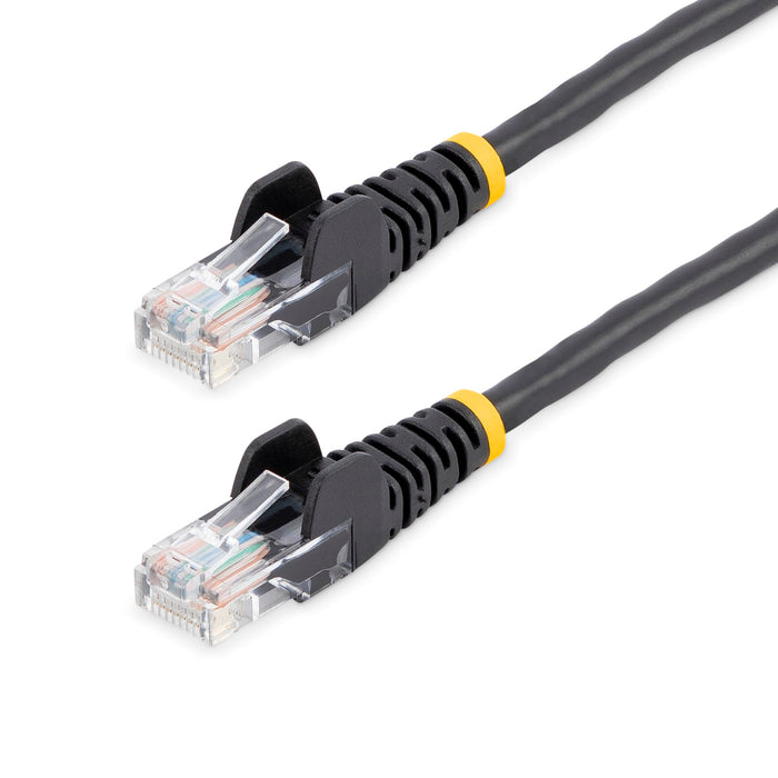 StarTech 7m Black Cat5e Ethernet Patch Cable with Snagless RJ45 Connectors - 45PAT7MBK LAN / Ethernet Cable Startech