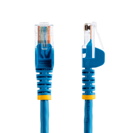 StarTech 0.5m Blue Cat5e Ethernet Patch Cable with Snagless RJ45 Connectors - 45PAT50CMBL