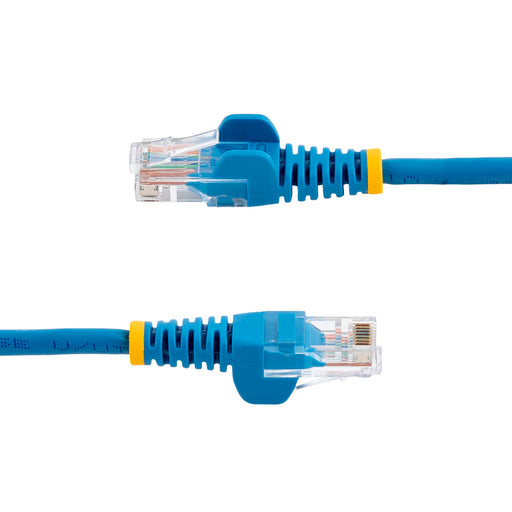 StarTech 0.5m Blue Cat5e Ethernet Patch Cable with Snagless RJ45 Connectors - 45PAT50CMBL