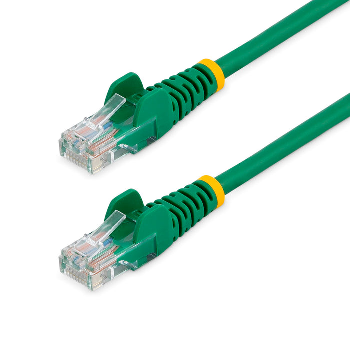 StarTech 45PAT50CMGN Cat5e Ethernet Patch Cable with Snagless RJ45 Connectors - 0.5 m, Green