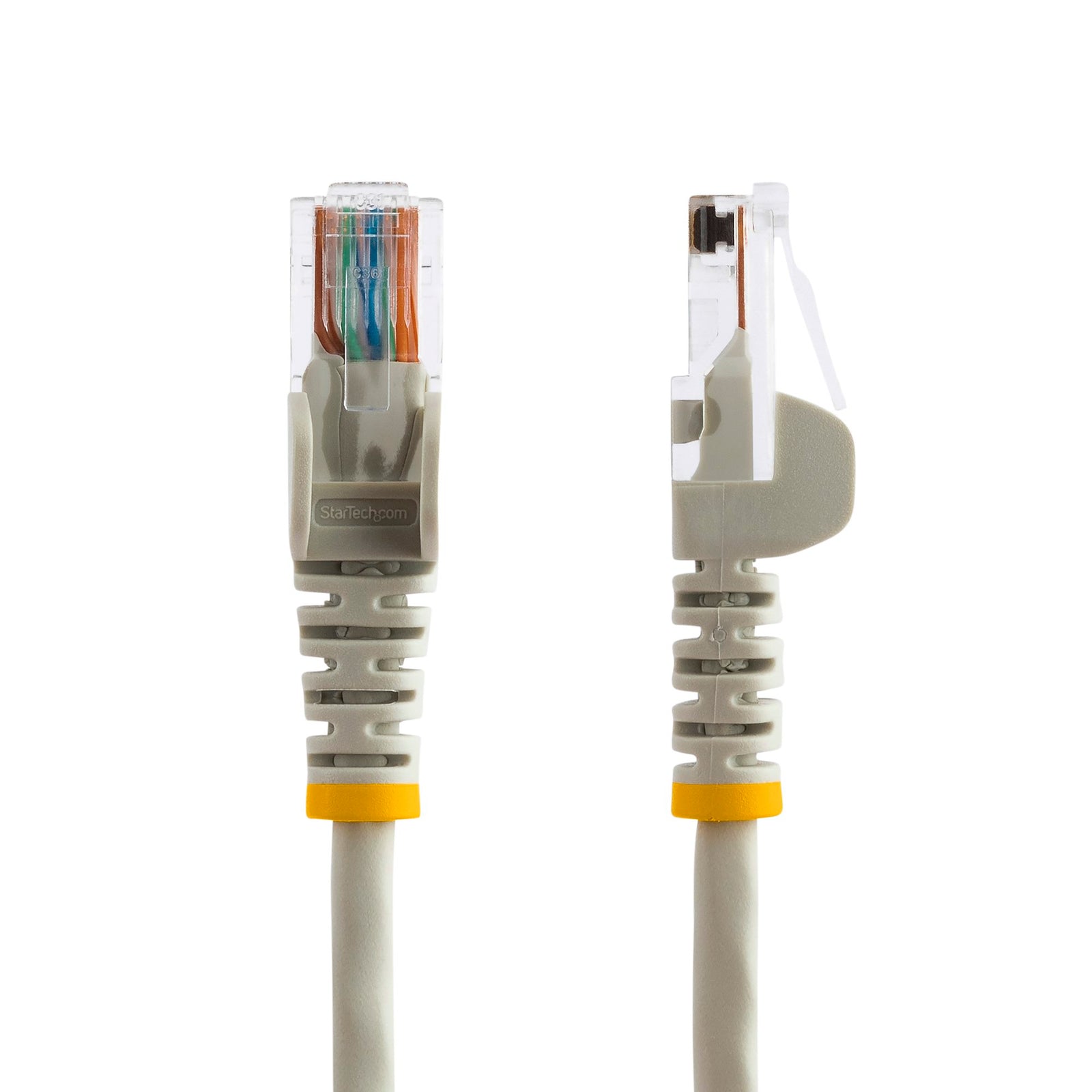 StarTech 45PAT5MGR Cat5e Patch Cable with Snagless RJ45 Connectors - 5 m, Grey LAN / Ethernet Cable Startech
