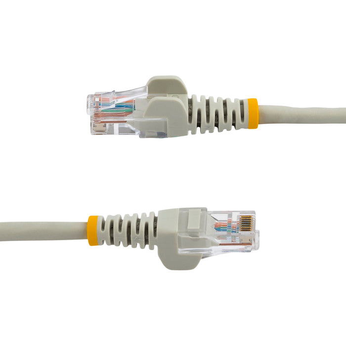 StarTech 45PAT1MGR Cat5e Patch Cable with Snagless RJ45 Connectors - 1m, Gray