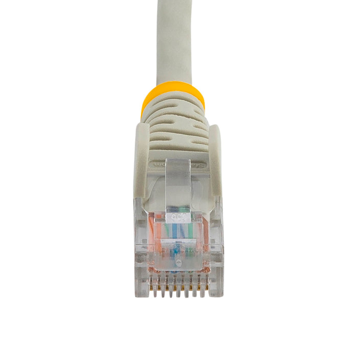 StarTech 45PAT1MGR Cat5e Patch Cable with Snagless RJ45 Connectors - 1m, Gray