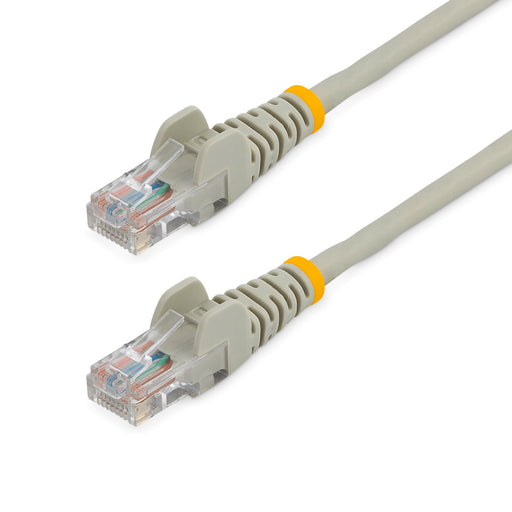StarTech 45PAT5MGR Cat5e Patch Cable with Snagless RJ45 Connectors - 5 m, Grey