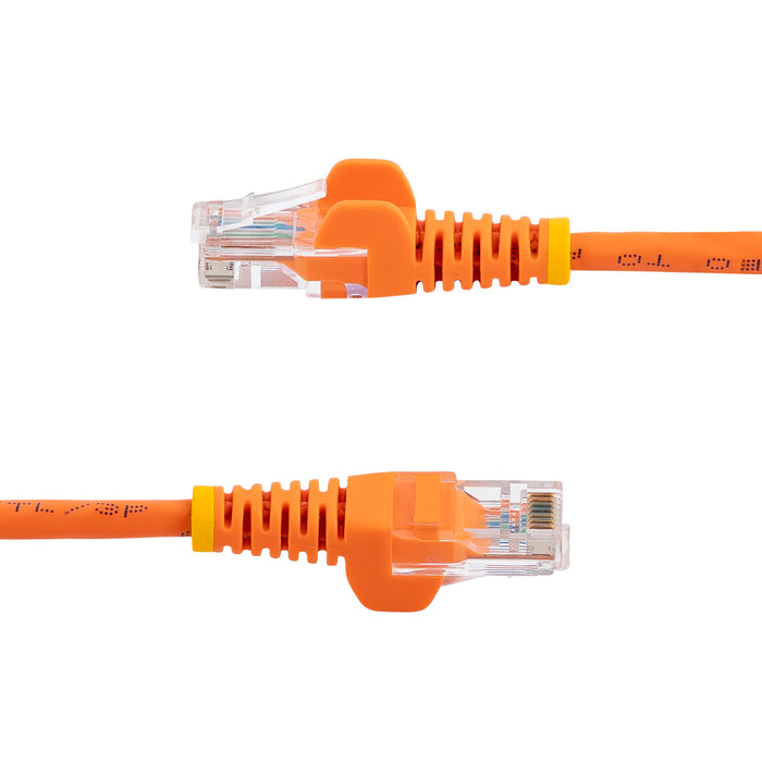 StarTech 1m Orange Cat5e Patch Cable with Snagless RJ45 Connectors - 45PAT1MOR