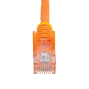 StarTech 45PAT10MOR Cat5e Ethernet Patch Cable with Snagless RJ45 Connectors - 10 m, Orange LAN / Ethernet Cable Startech