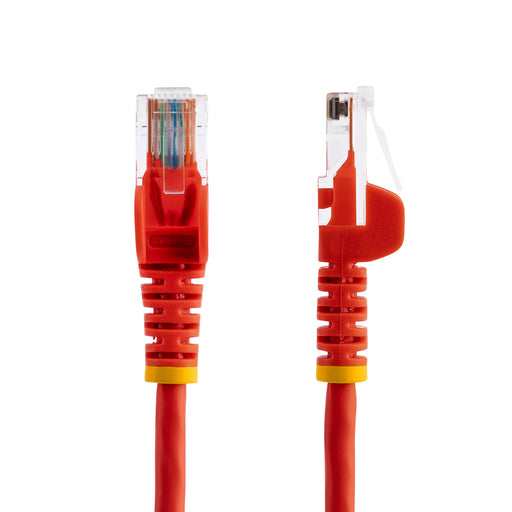 StarTech 0.5m Red Cat5e Ethernet Patch Cable with Snagless RJ45 Connectors - 45PAT50CMRD