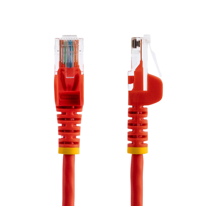 StarTech 45PAT5MRD Cat5e Ethernet Patch Cable with Snagless RJ45 Connectors - 5 m, Red