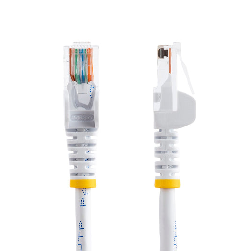 StarTech 45PAT3MWH Cat5e Patch Cable with Snagless RJ45 Connectors - 3m, White