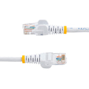 StarTech 45PAT50CMWH Cat5e Ethernet Patch Cable with Snagless RJ45 Connectors - 0.5 m, White LAN / Ethernet Cable Startech