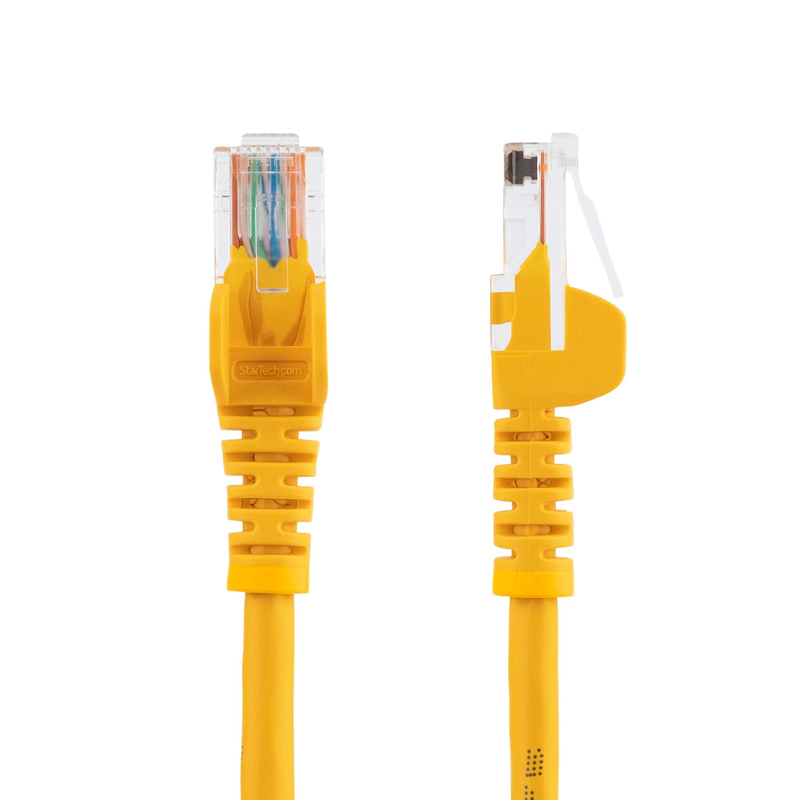 StarTech 45PAT1MYL Cat5e Patch Cable with Snagless RJ45 Connectors - 1m, Yellow LAN / Ethernet Cable Startech