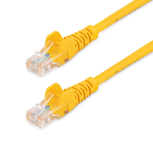 StarTech 45PAT3MYL Cat5e Patch Cable with Snagless RJ45 Connectors - 3m, Yellow