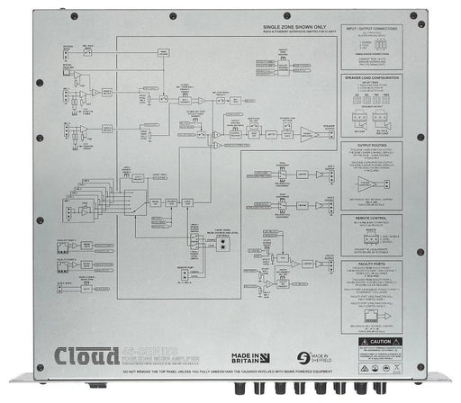 Cloud 46-120MK2 & 46-240 | 4-Zone Integrated Mixer Amplifier Audio Mixer Cloud Electronics