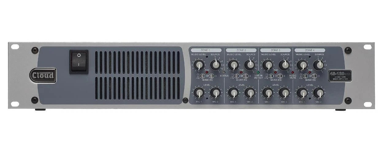 Cloud 46-120MK2 & 46-240 | 4-Zone Integrated Mixer Amplifier Audio Mixer Cloud Electronics