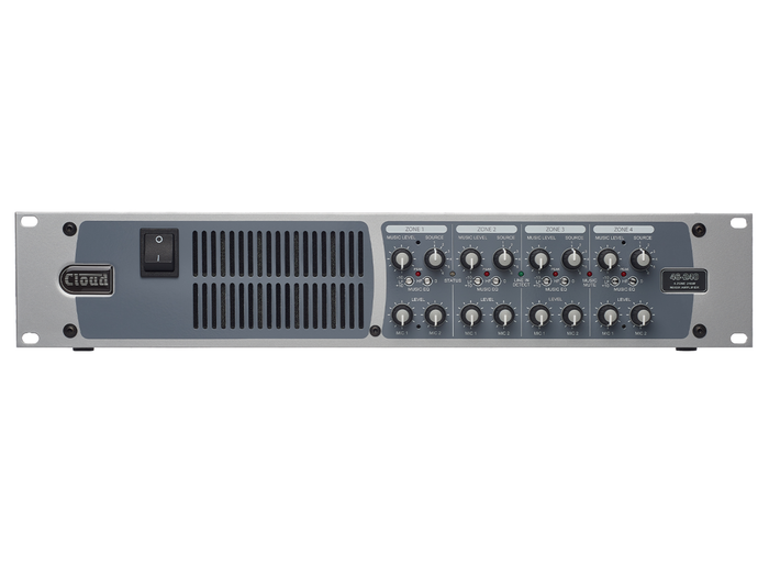 Cloud Electronics 46-240EK Four Channel Mixer Amplifier 4x240W Audio Amplifier Cloud Electronics