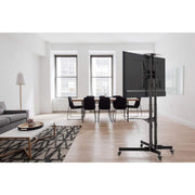 Manhattan 37" to 70" Height-Adjustable Mobile Display Trolley | 461238 Mobile Trolley Manhattan