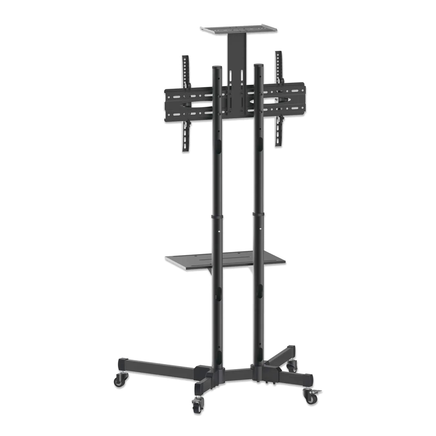 Manhattan 37" to 70" Height-Adjustable Mobile Display Trolley | 461238 Mobile Trolley Manhattan