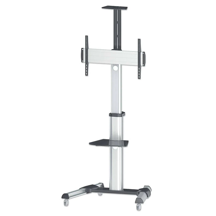 Manhattan 37" - 86" Aluminum Height-Adjustable Multimedia TV Cart | 461245 Mobile Trolley Manhattan