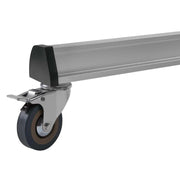Manhattan 37" - 86" Aluminum Height-Adjustable Multimedia TV Cart | 461245 Mobile Trolley Manhattan