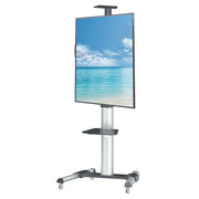 Manhattan 37" - 86" Aluminum Height-Adjustable Multimedia TV Cart | 461245 Mobile Trolley Manhattan