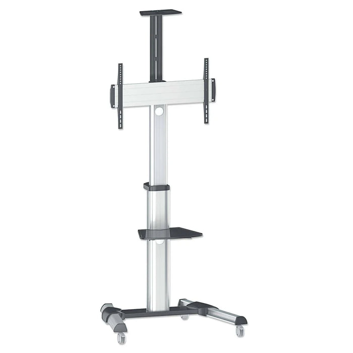 Manhattan 37" - 86" Aluminum Height-Adjustable Multimedia TV Cart | 461245 Mobile Trolley Manhattan