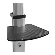 Manhattan 37" - 86" Aluminum Height-Adjustable Multimedia TV Cart | 461245 Mobile Trolley Manhattan