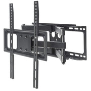 Manhattan 461344 Full-Motion TV Wall Mount With Post-Leveling Adjustment Wall Mount Bracket Manhattan