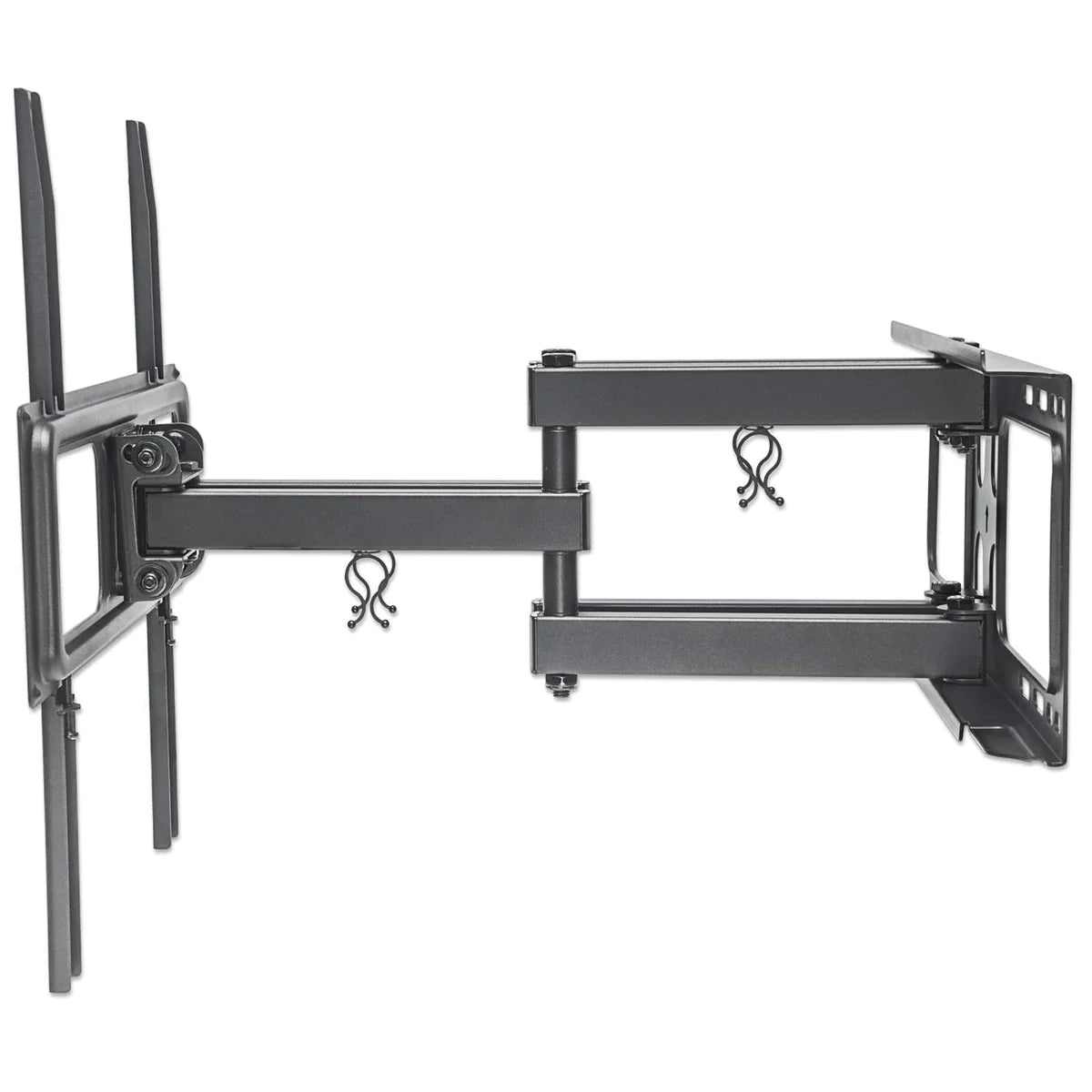 Manhattan 461344 Full-Motion TV Wall Mount With Post-Leveling Adjustment Wall Mount Bracket Manhattan