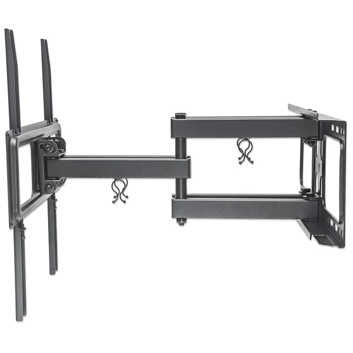 Manhattan 461344 Full-Motion TV Wall Mount With Post-Leveling Adjustment Wall Mount Bracket Manhattan