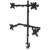 Manhattan 13" - 32" Quad LCD Monitor Mount with Double-Link Swing Arms | 461566