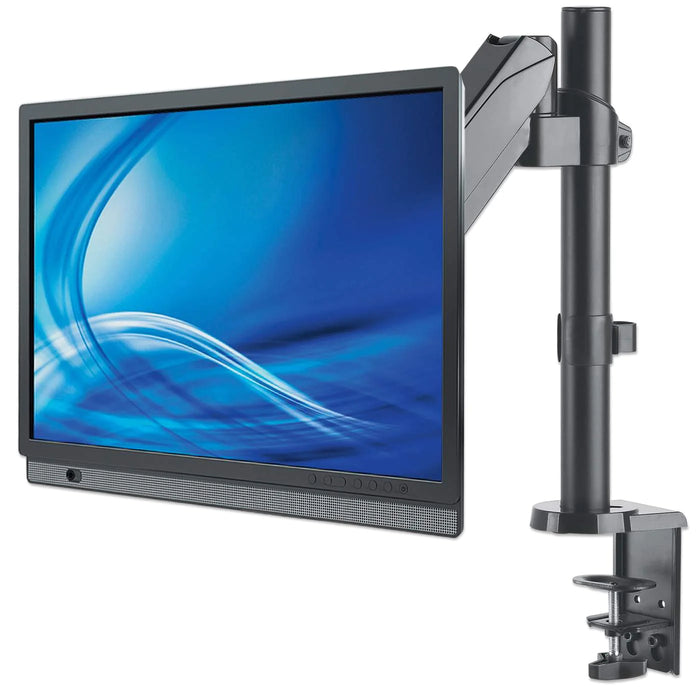 Manhattan 17" - 32" LCD Monitor Mount with Gas-Spring Arm | 461573 Monitor Arm Desk Mount Manhattan