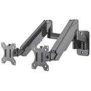 Manhattan 17" - 32" Universal Gas Spring Dual Monitor Wall Mount | 461627 Wall Mount Bracket Manhattan