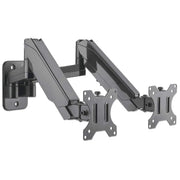 Manhattan 17" - 32" Universal Gas Spring Dual Monitor Wall Mount | 461627 Wall Mount Bracket Manhattan