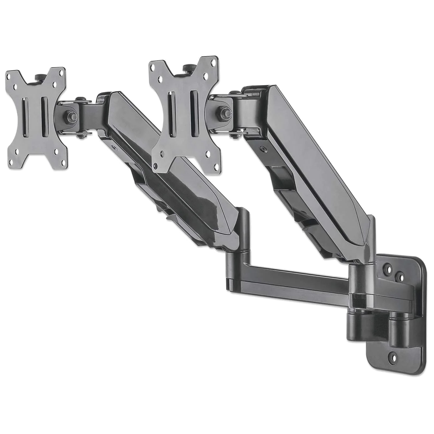 Manhattan 17" - 32" Universal Gas Spring Dual Monitor Wall Mount | 461627 Wall Mount Bracket Manhattan